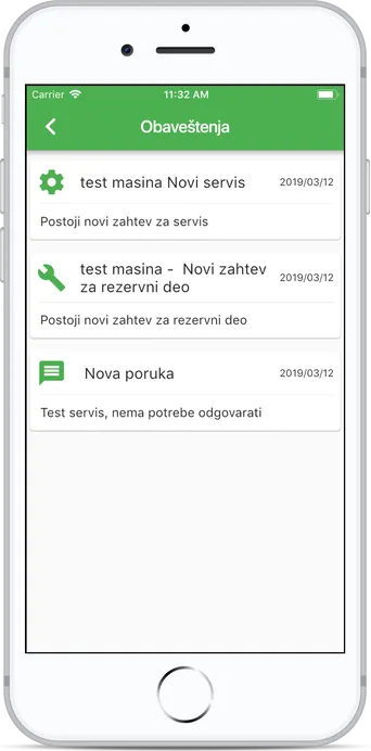 Lista obaveštenja